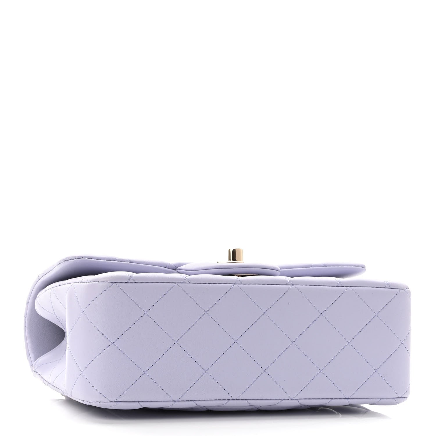 Chanel Lambskin Quilted Mini Top Handle Rectangular Flap Light Purple 4 of 10