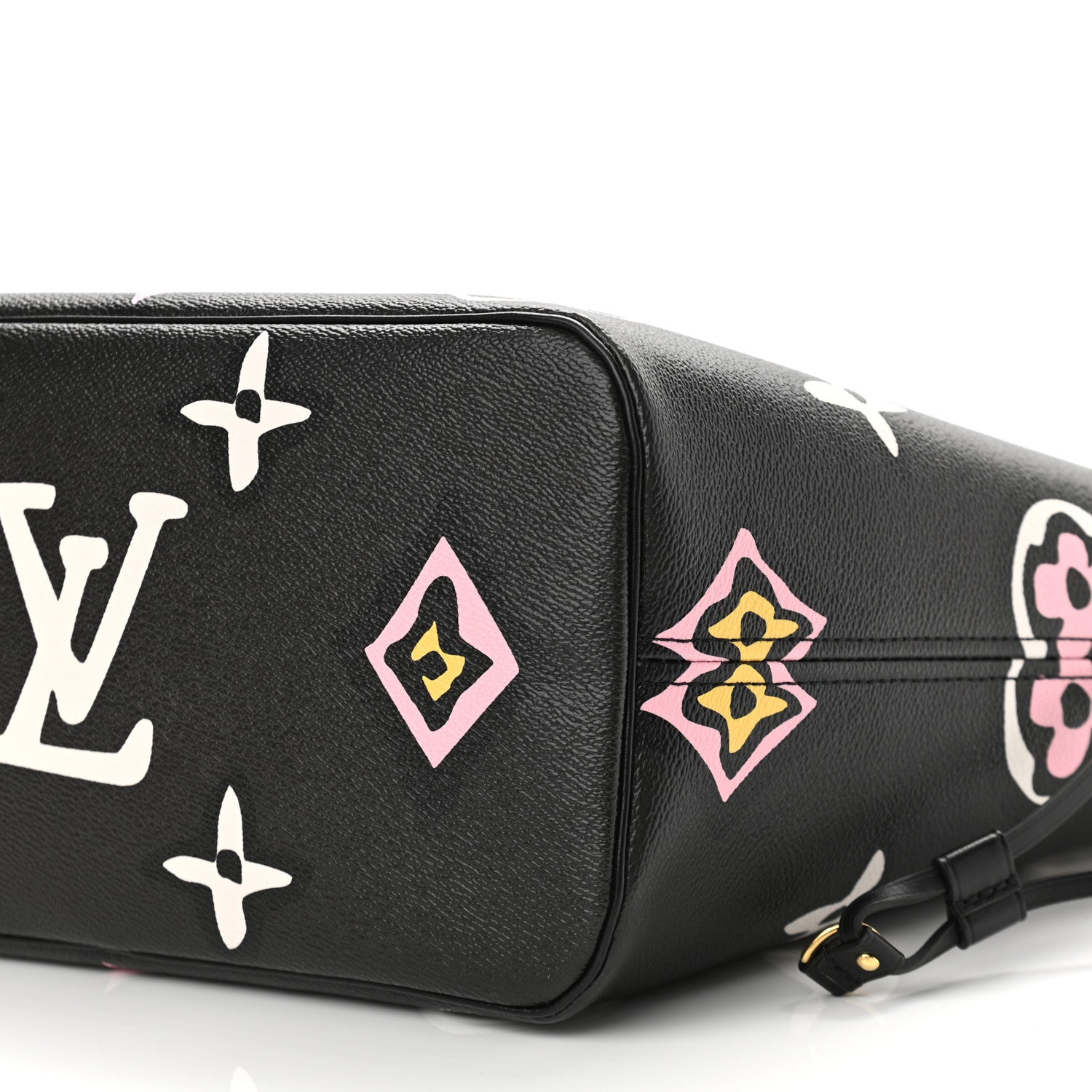 Louis Vuitton Monogram Giant Wild At Heart Neverfull MM Black 10 of 10