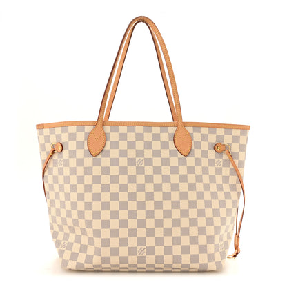 Louis Vuitton Damier Azur Neo Neverfull MM Rose Ballerine 1 of 13
