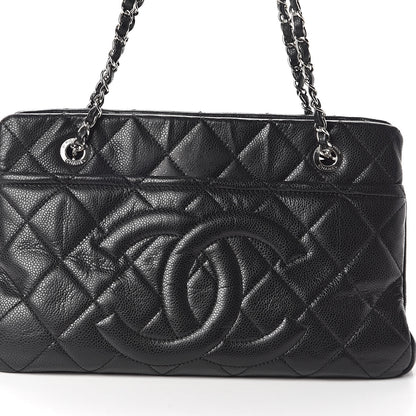 Chanel Caviar Quilted Timeless CC Soft Tote Black 8 of 17