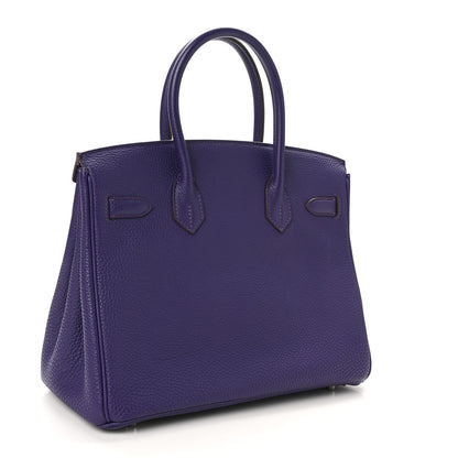 Hermes Togo Birkin 30 Iris 3 of 10