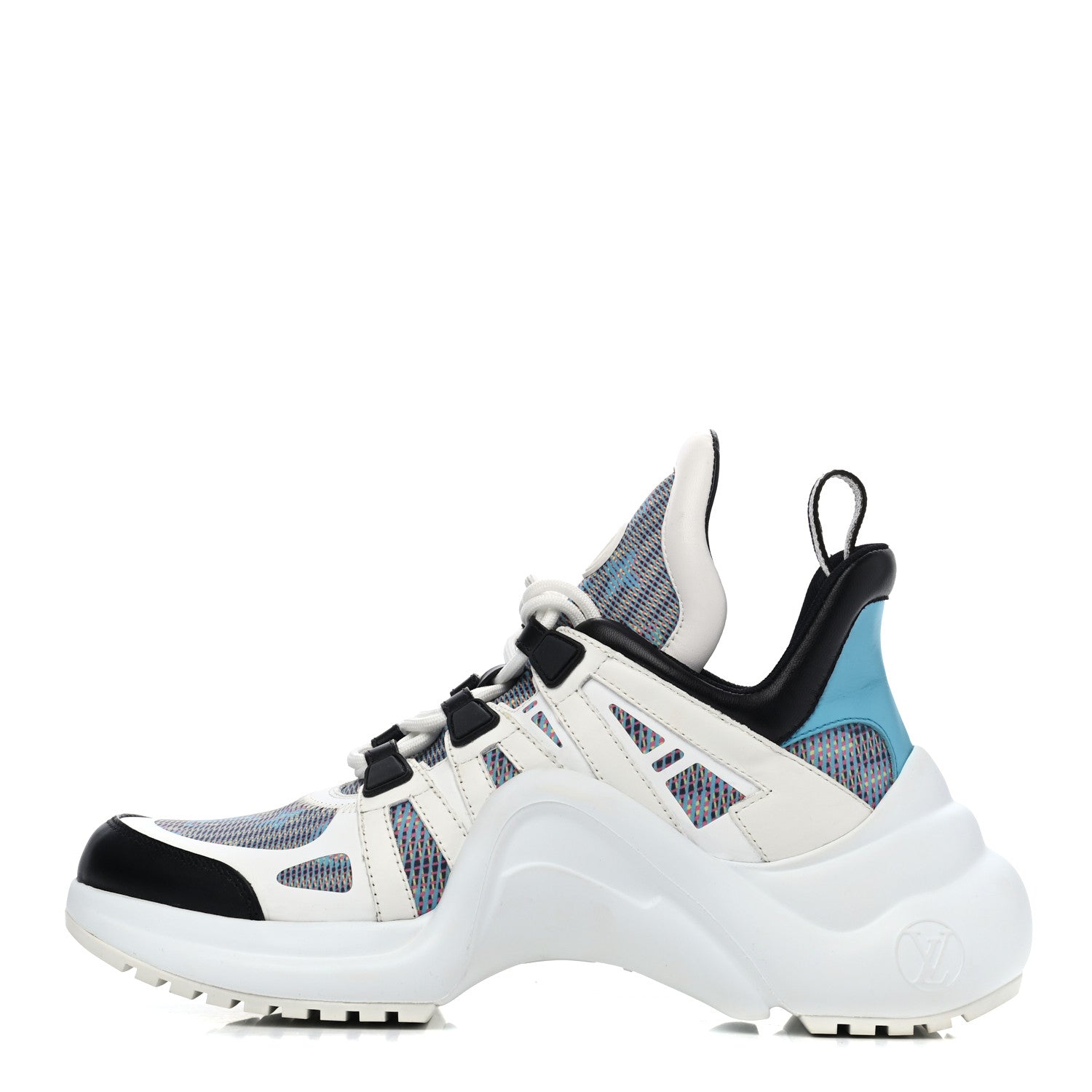 Louis Vuitton Calfskin Nylon LV Pop Archlight Sneaker 39 Blue 1 of 4