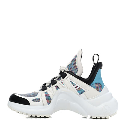 Louis Vuitton Calfskin Nylon LV Pop Archlight Sneaker 39 Blue 1 of 4