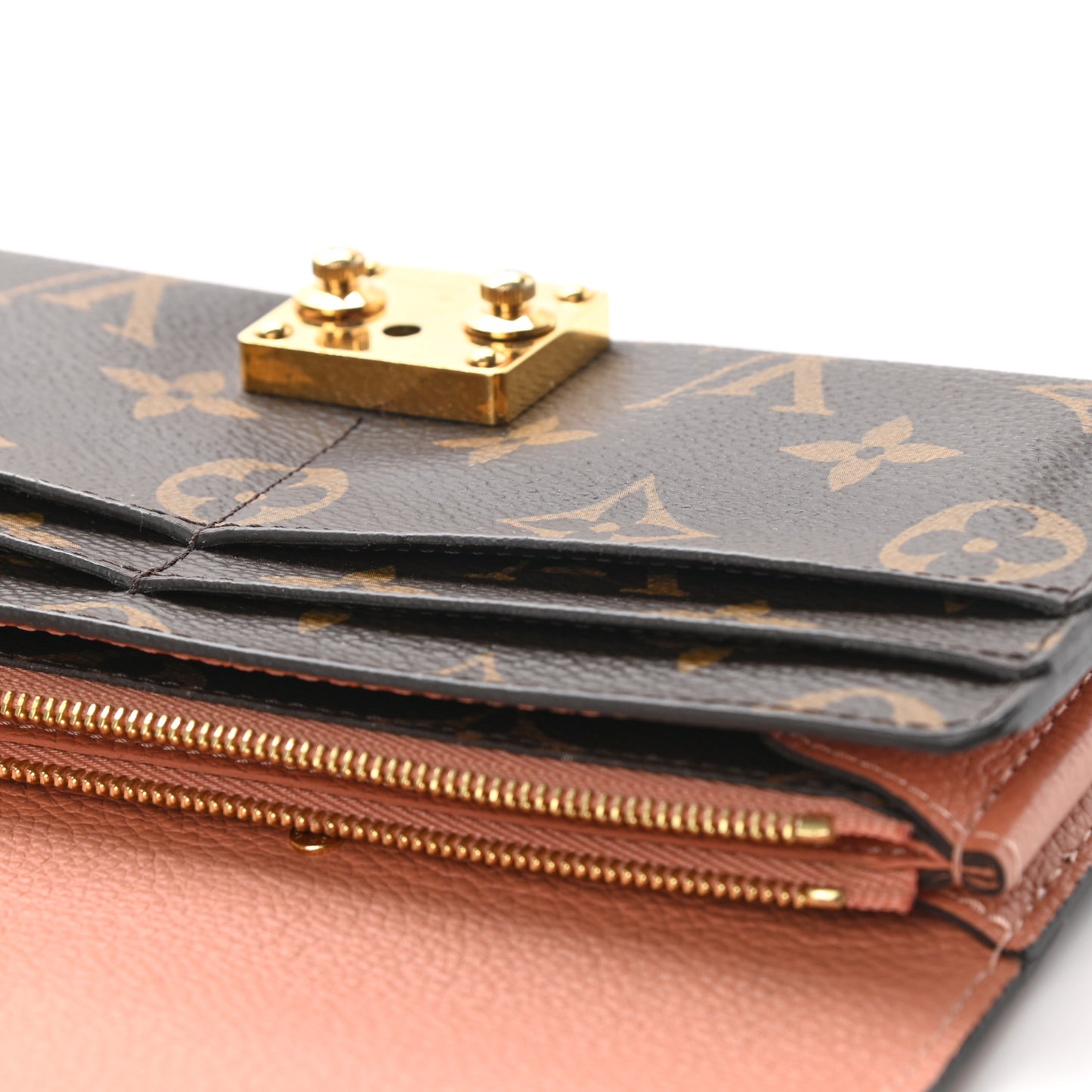Monogram Pallas Wallet Peach
