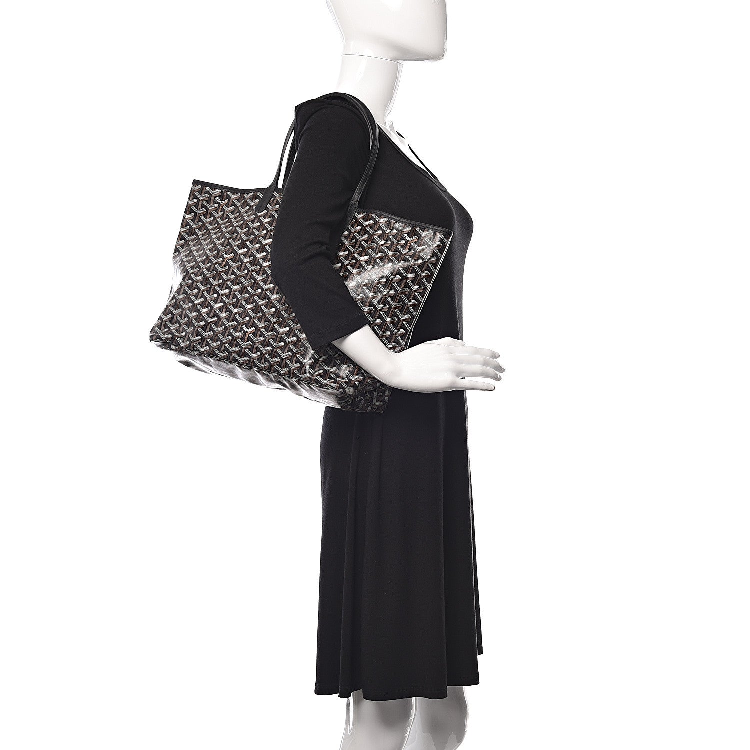 Goyard Goyardine Saint Louis PM Black 2 of 12