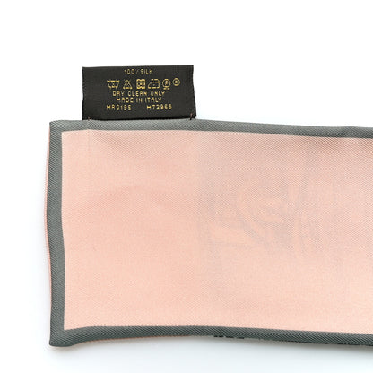 Louis Vuitton Silk Monogram Trunks Bandeau Rose Poudre 3 of 3