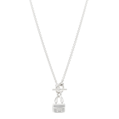 Hermes Sterling Silver Constance Amulettes Pendant Necklace 1 of 4