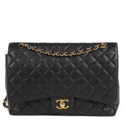 Chanel Caviar Quilted Maxi Double Flap Black 1 of 9