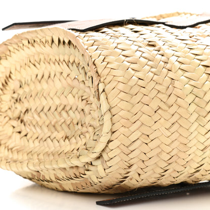 Loewe Raffia Small Basket Tote Bag Natural Tan 12 of 13
