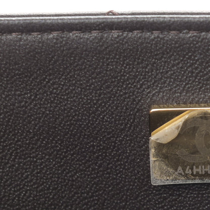 Chanel Lambskin Quilted Mini Rectangular Flap Dark Brown 7 of 13