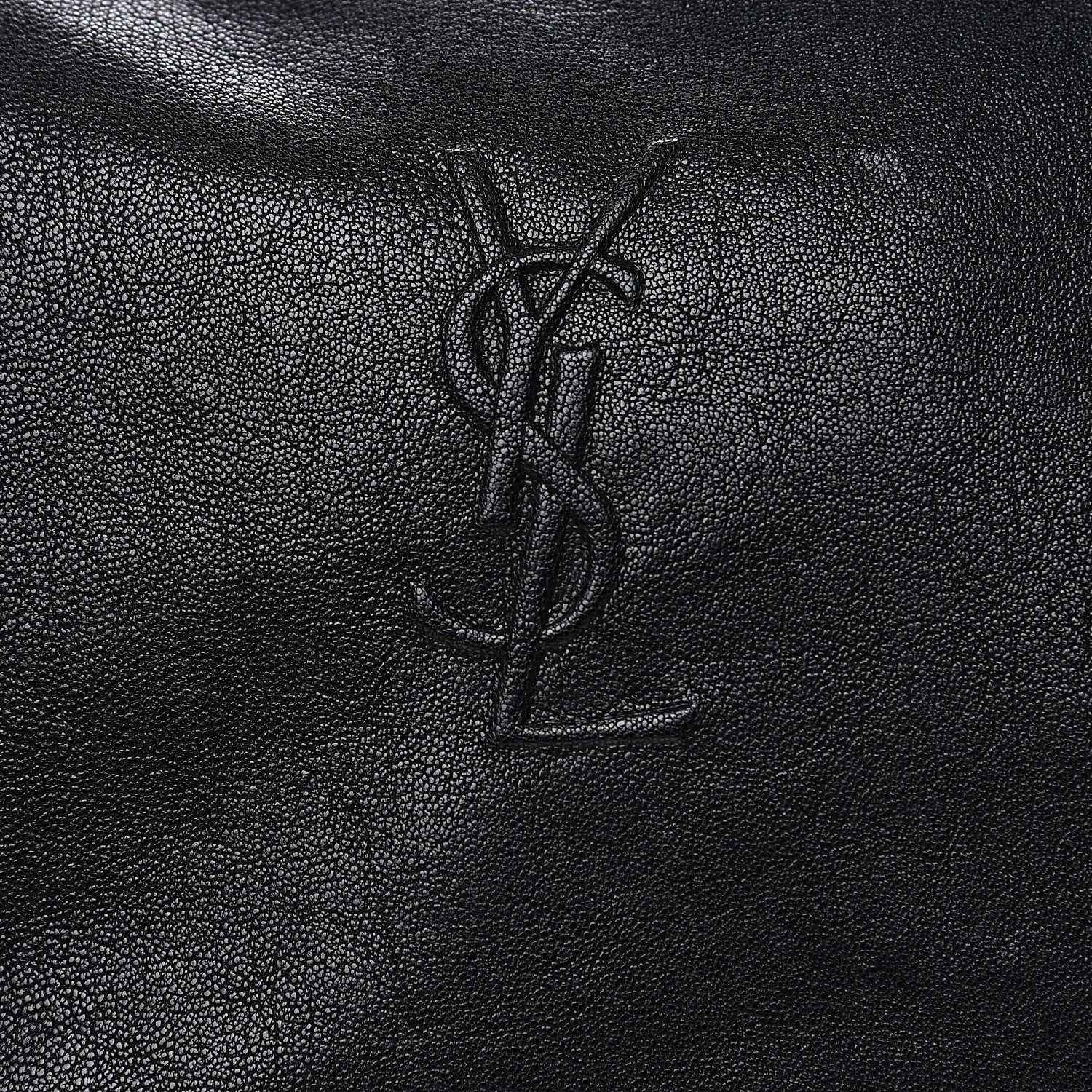 Saint Laurent Lambskin Monogram Small Lou Camera Bag Black 9 of 11