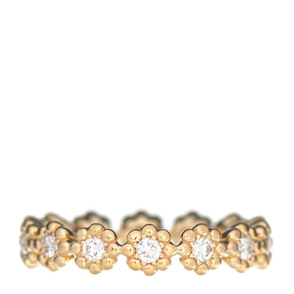 Cartier 18K Yellow Gold Diamond Cactus de Cartier Wedding Band Ring 48 4.5 1 of 5