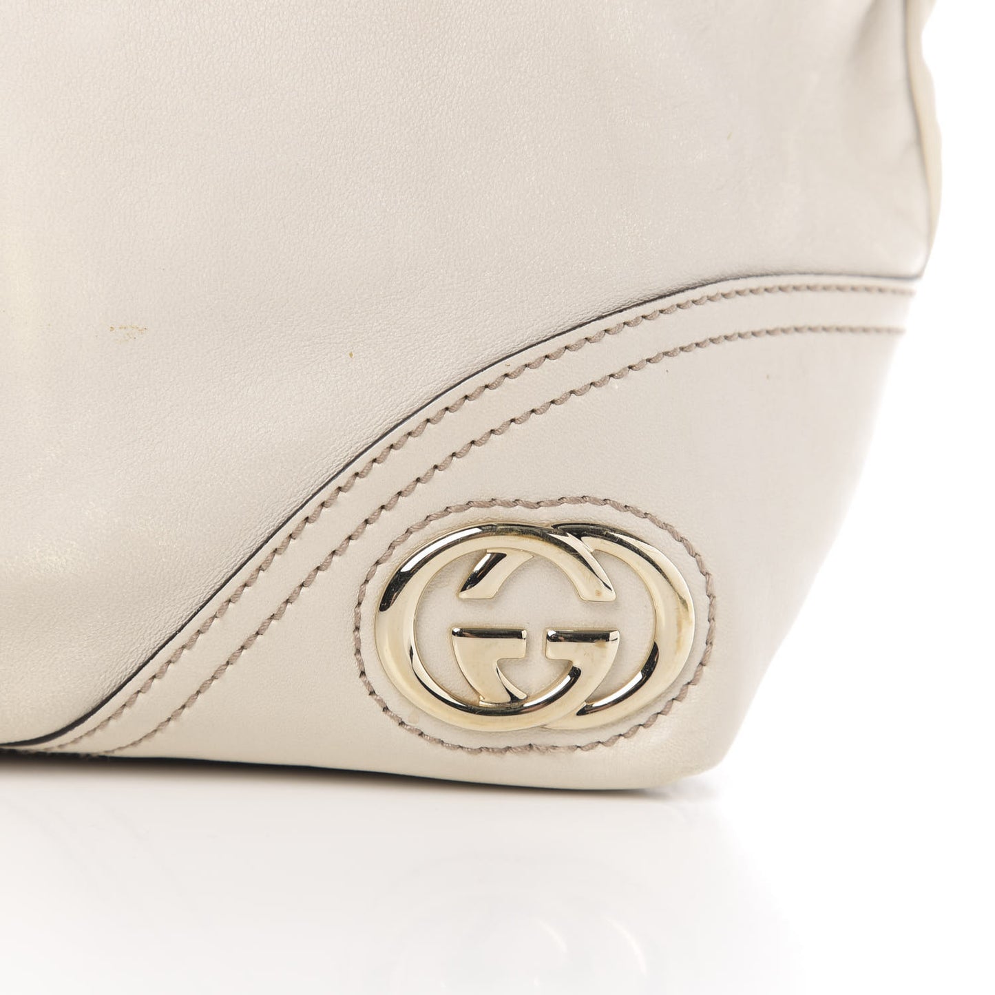 Calfskin Medium New Britt Tote Off White