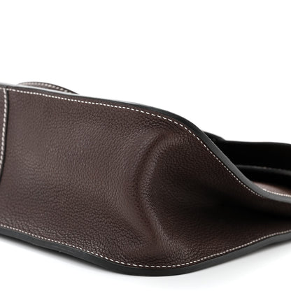 Hermes Barenia Faubourg Halzan 31 Ebene Cacao 10 of 11