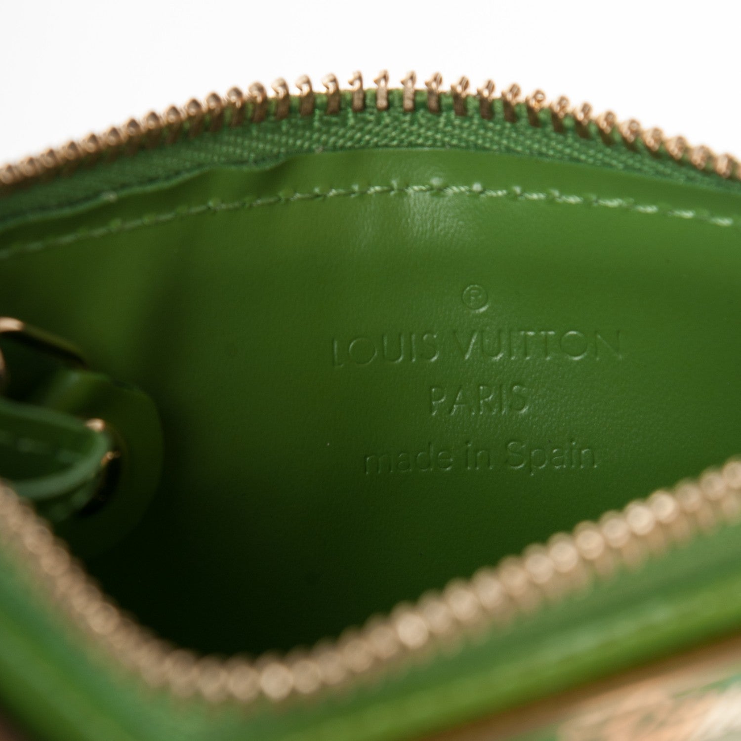 Louis Vuitton Vernis Key Pouch Vert Tonic 5 of 7