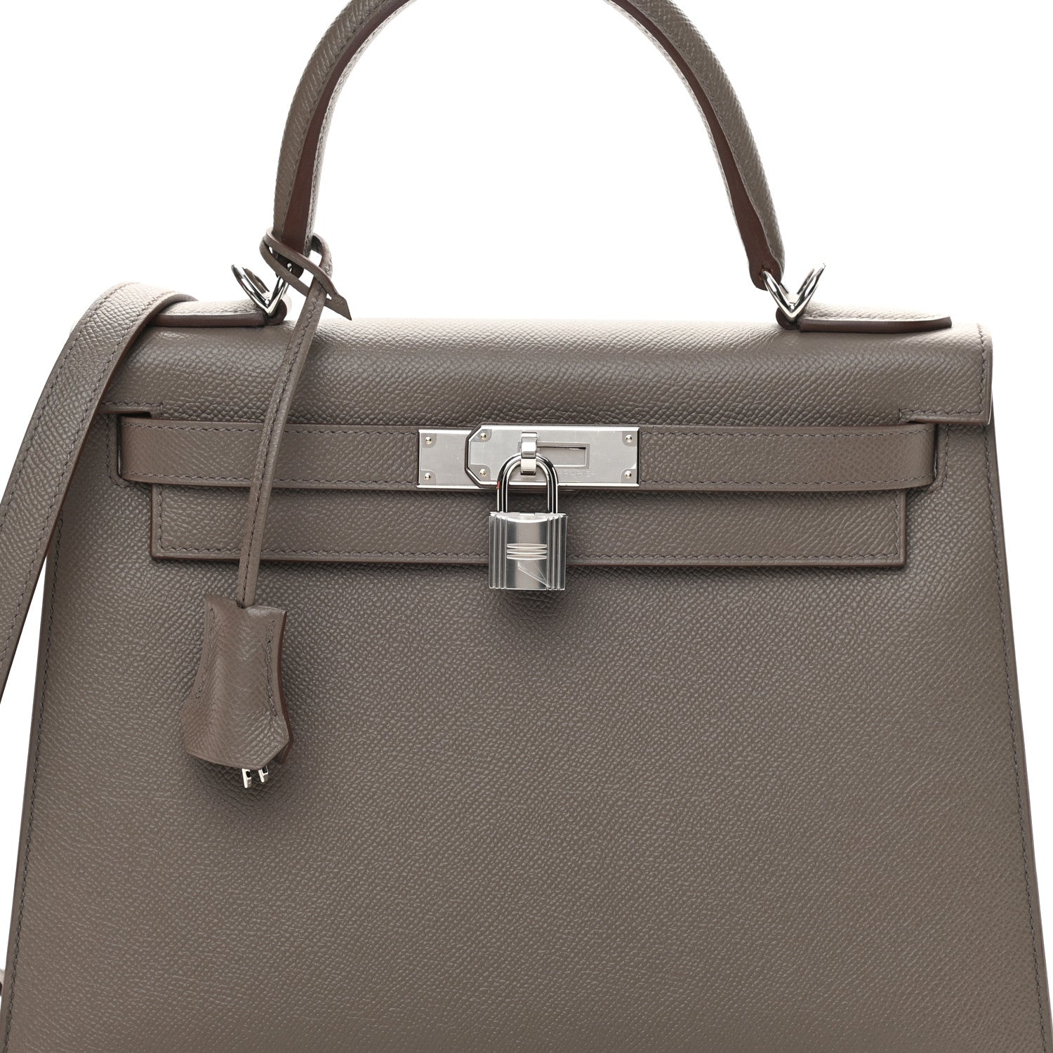 Hermes Epsom Kelly Sellier 28 Etain 8 of 11