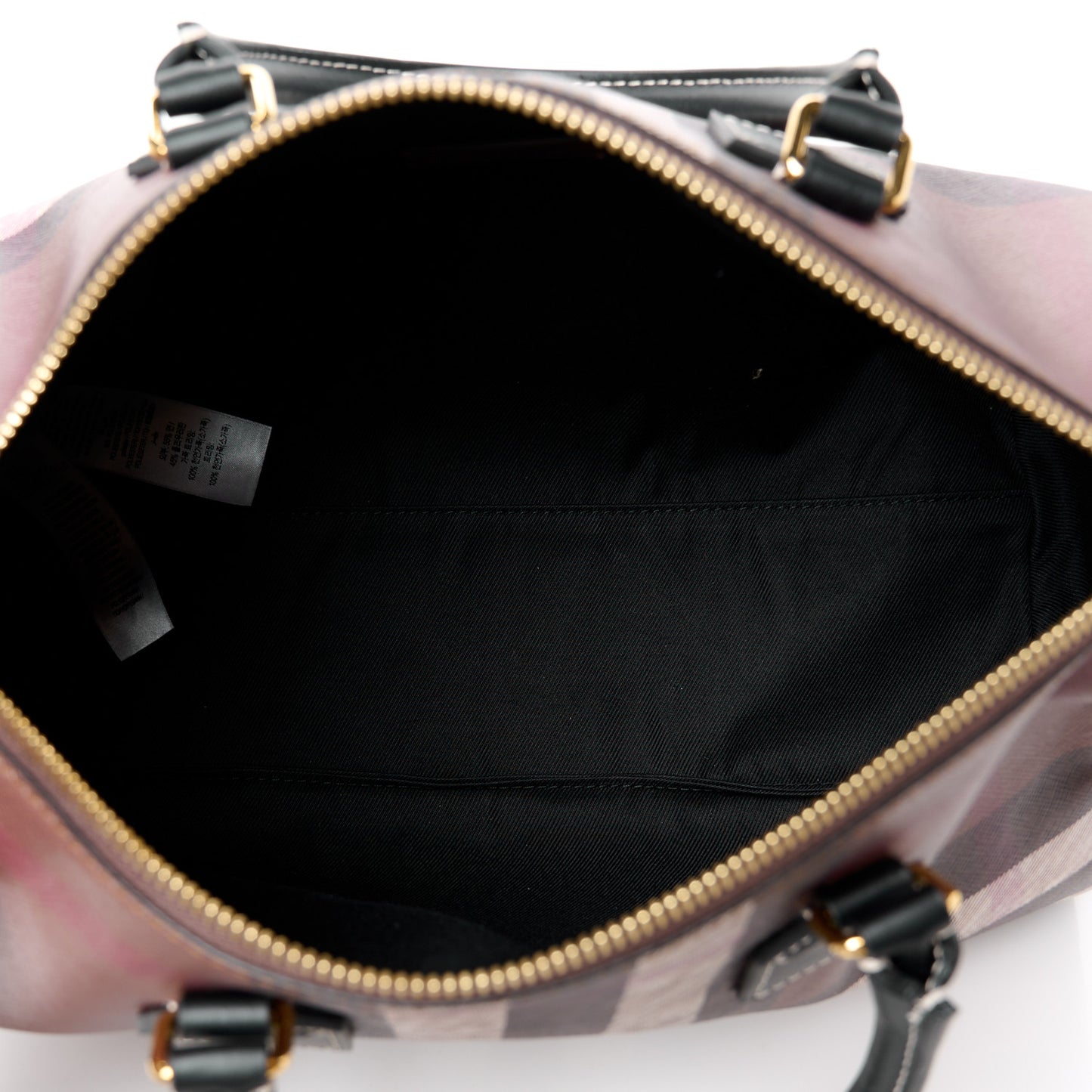 E-canvas Check Bowling Bag Dark Birch Brown