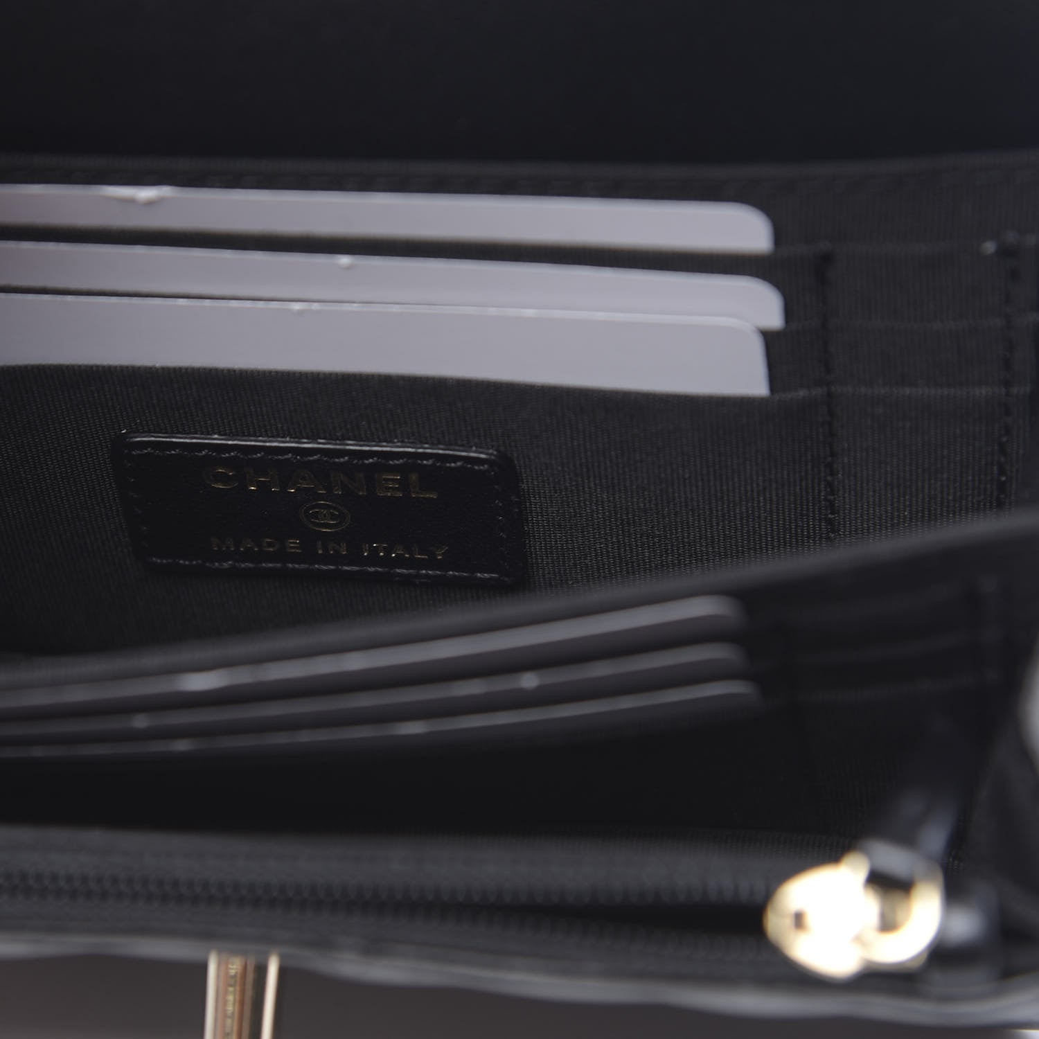 Chanel Lambskin Quilted Mini Trendy CC Wallet On Chain WOC Black 6 of 13