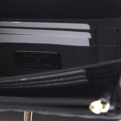 Chanel Lambskin Quilted Mini Trendy CC Wallet On Chain WOC Black 6 of 13