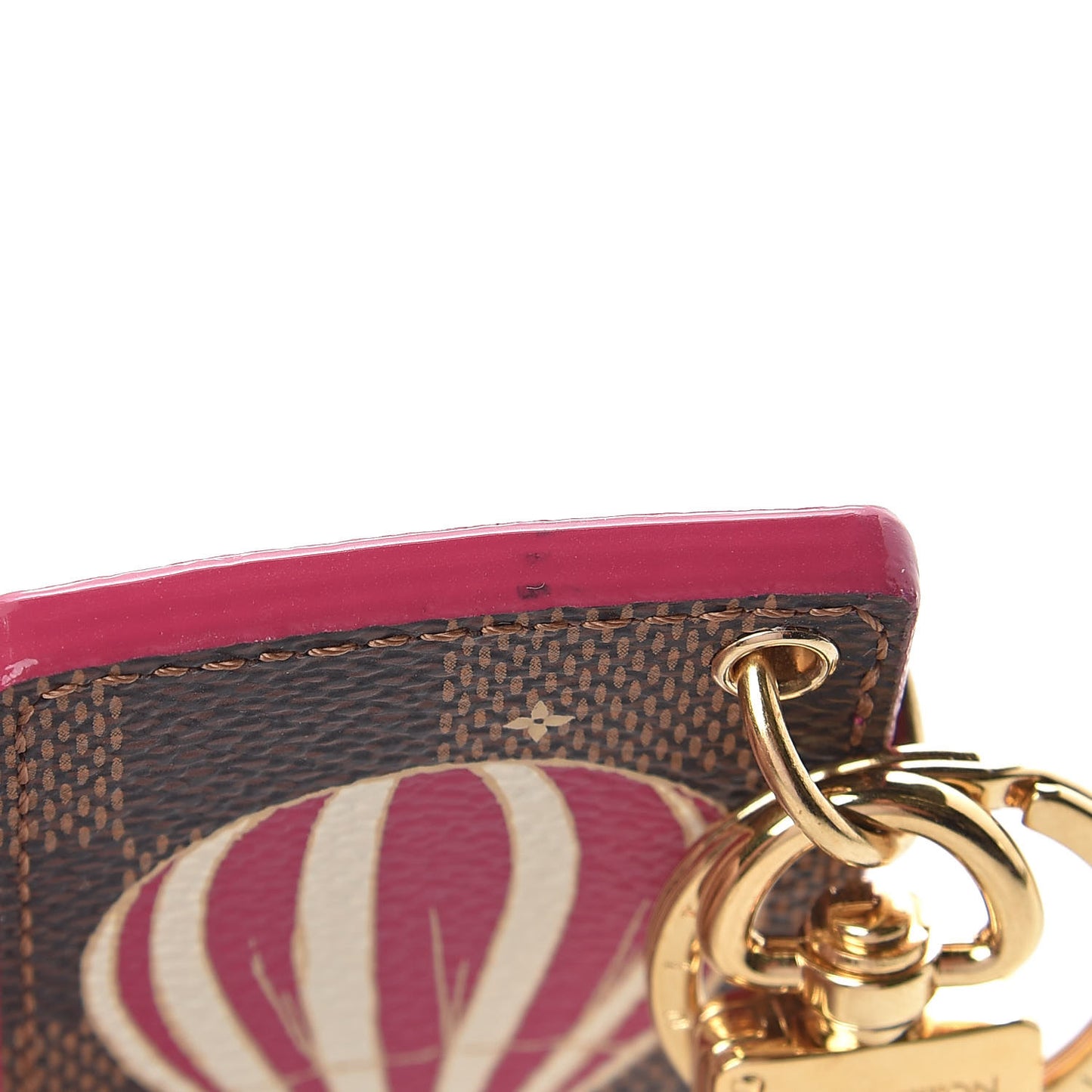 Damier Ebene Illustre Air Balloon Bag Charm Grenade