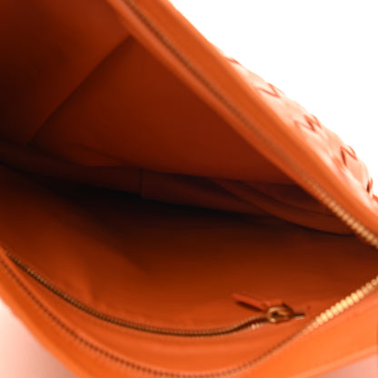 Bottega Veneta Nappa Intrecciato BV Twist Orange 5 of 9
