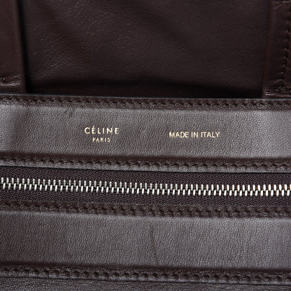 Celine Calf Hair Leopard Print Vertical Zip Gusset Cabas 8 of 9