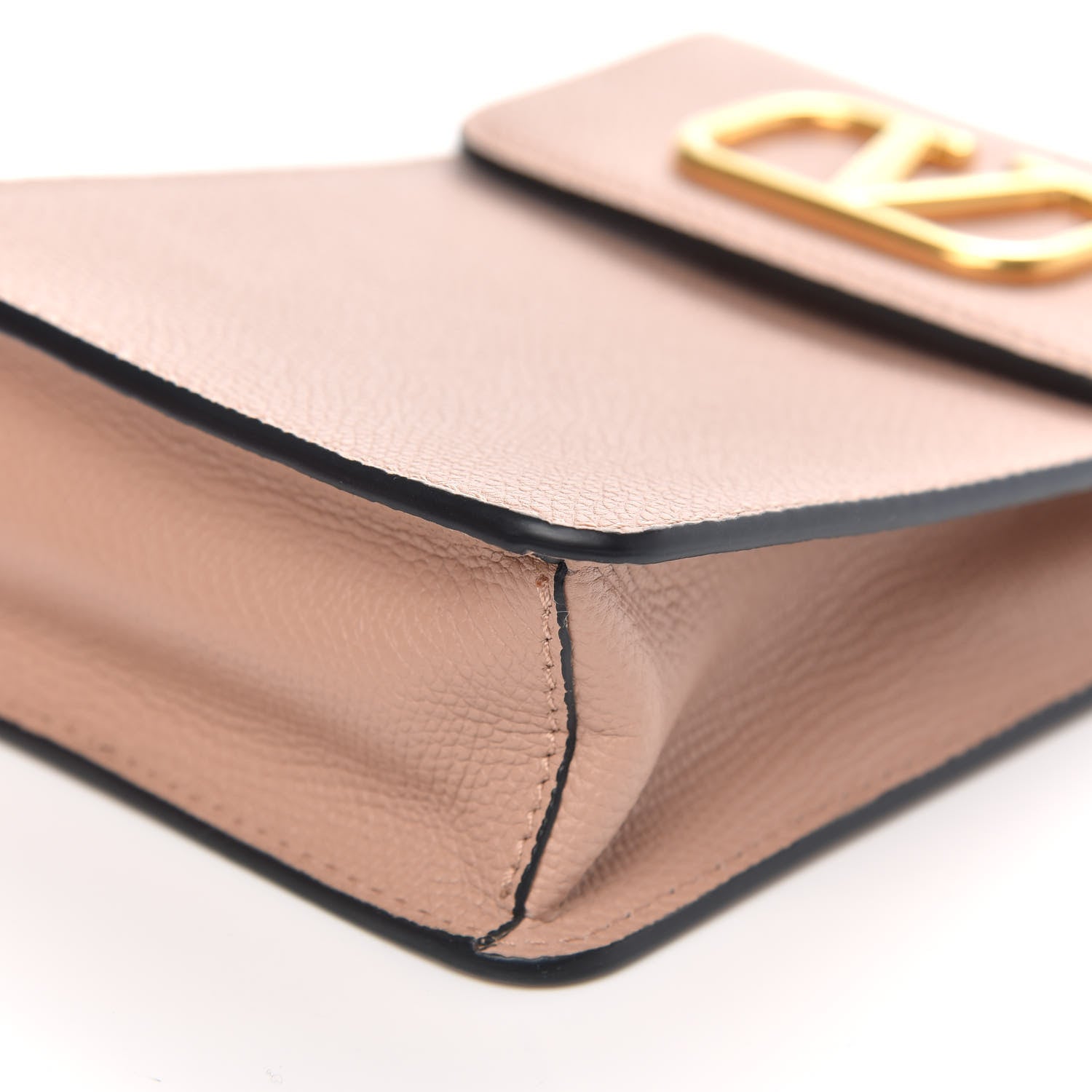 Valentino Garavani Grained Calfskin Vlogo Crossbody Pouch Rose Cannelle 8 of 8