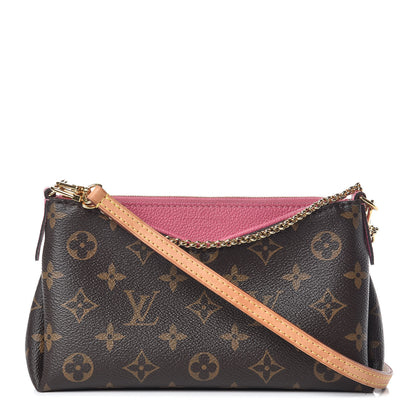 Louis Vuitton Monogram Pallas Clutch Rose Fizzy 1 of 13