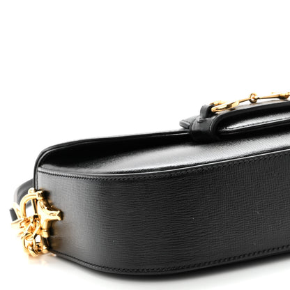 Gucci Azalea Calfskin Small Horsebit 1955 Chain Shoulder Bag Black 8 of 9