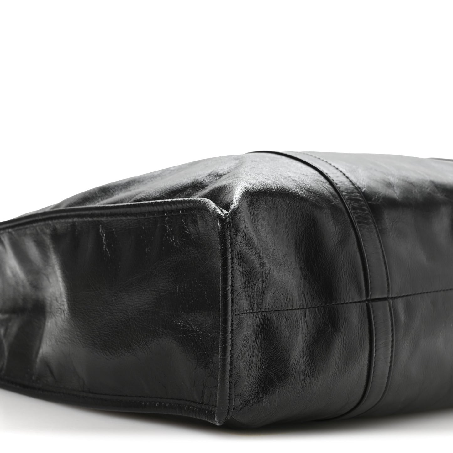 Soft Lux Large Shopping Tote Black