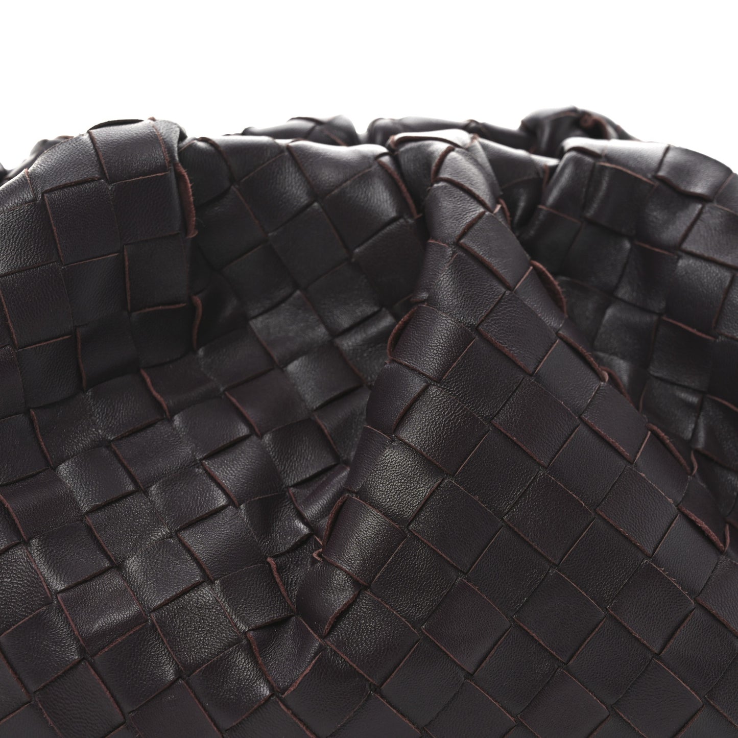 Nappa Maxi Intrecciato The Pouch Oversized Clutch Grape