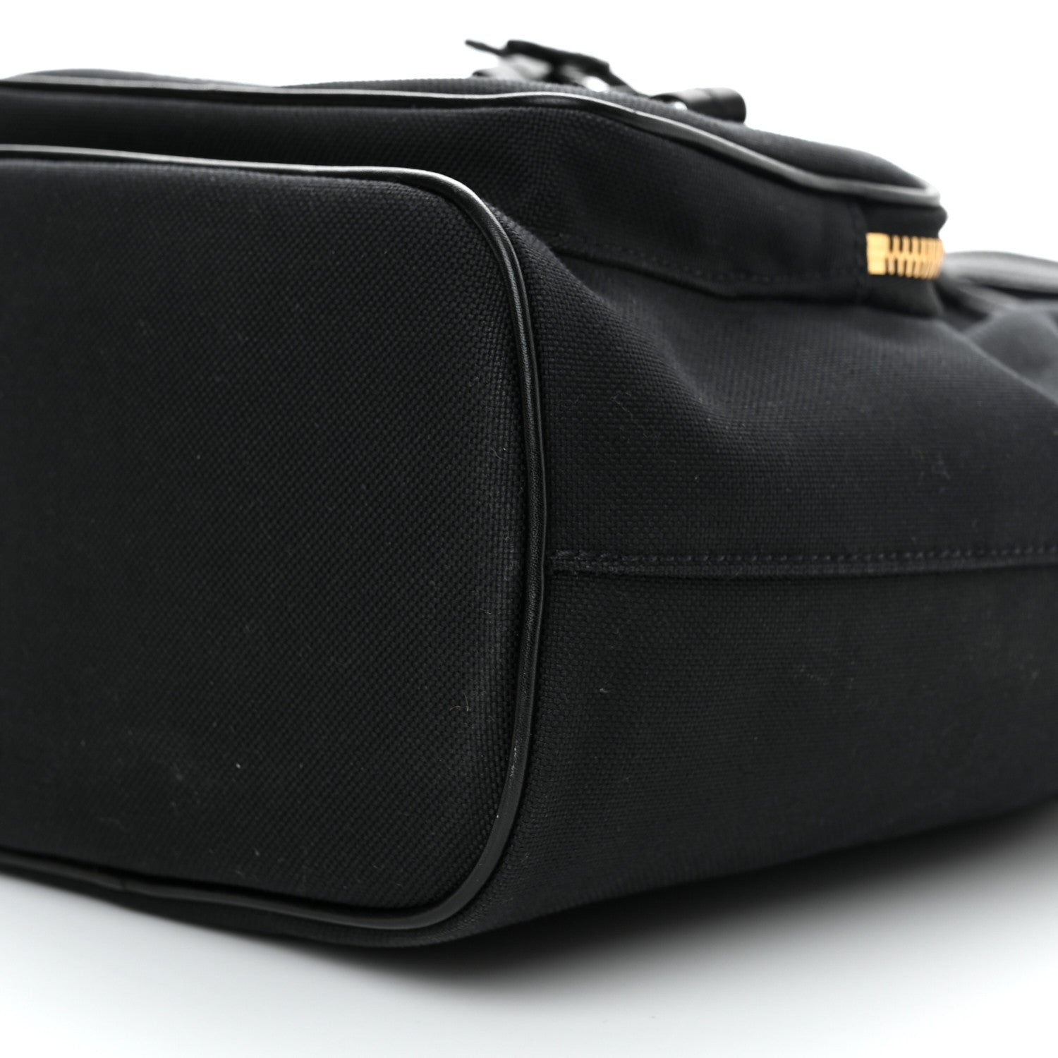 Prada Jacquard Logo Mini Bucket Crossbody Bag Black 12 of 15
