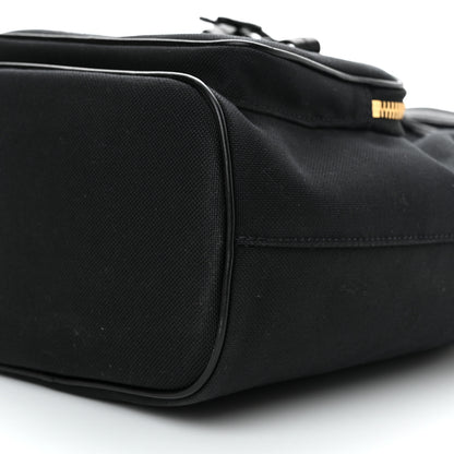 Prada Jacquard Logo Mini Bucket Crossbody Bag Black 12 of 15