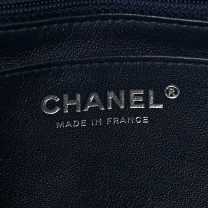 Chanel Lambskin Quilted Mini Rectangular Flap Dark Navy Blue 5 of 6