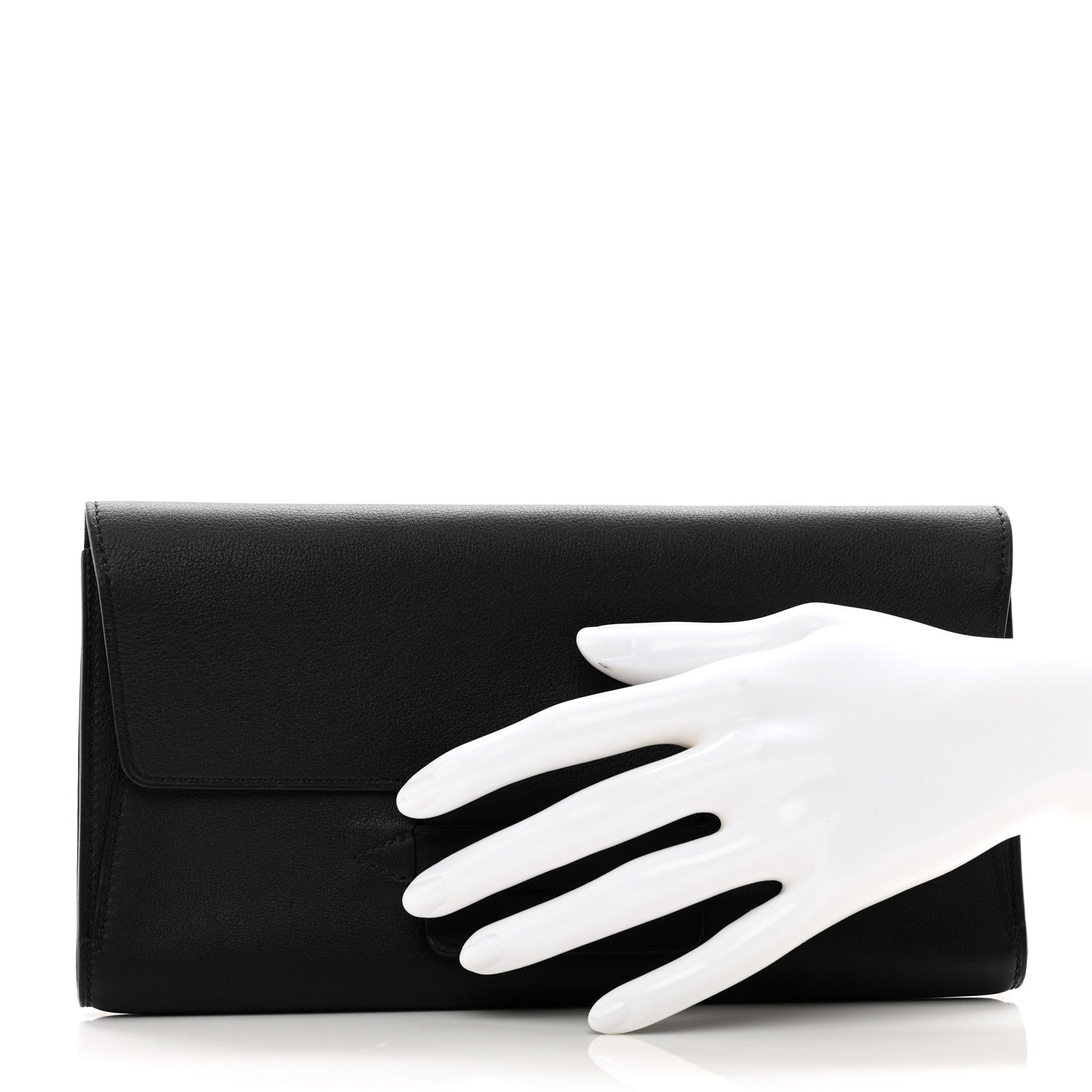 Hermes Evergrain Spiraket Travel Wallet Black 2 of 8