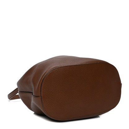 Gucci Calfskin Medium Lady Tassel Bucket Bag Nut Brown 4 of 5