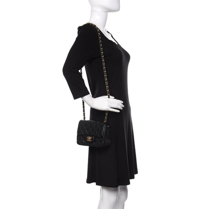 Chanel Lambskin Quilted Mini Square Flap Black 2 of 11