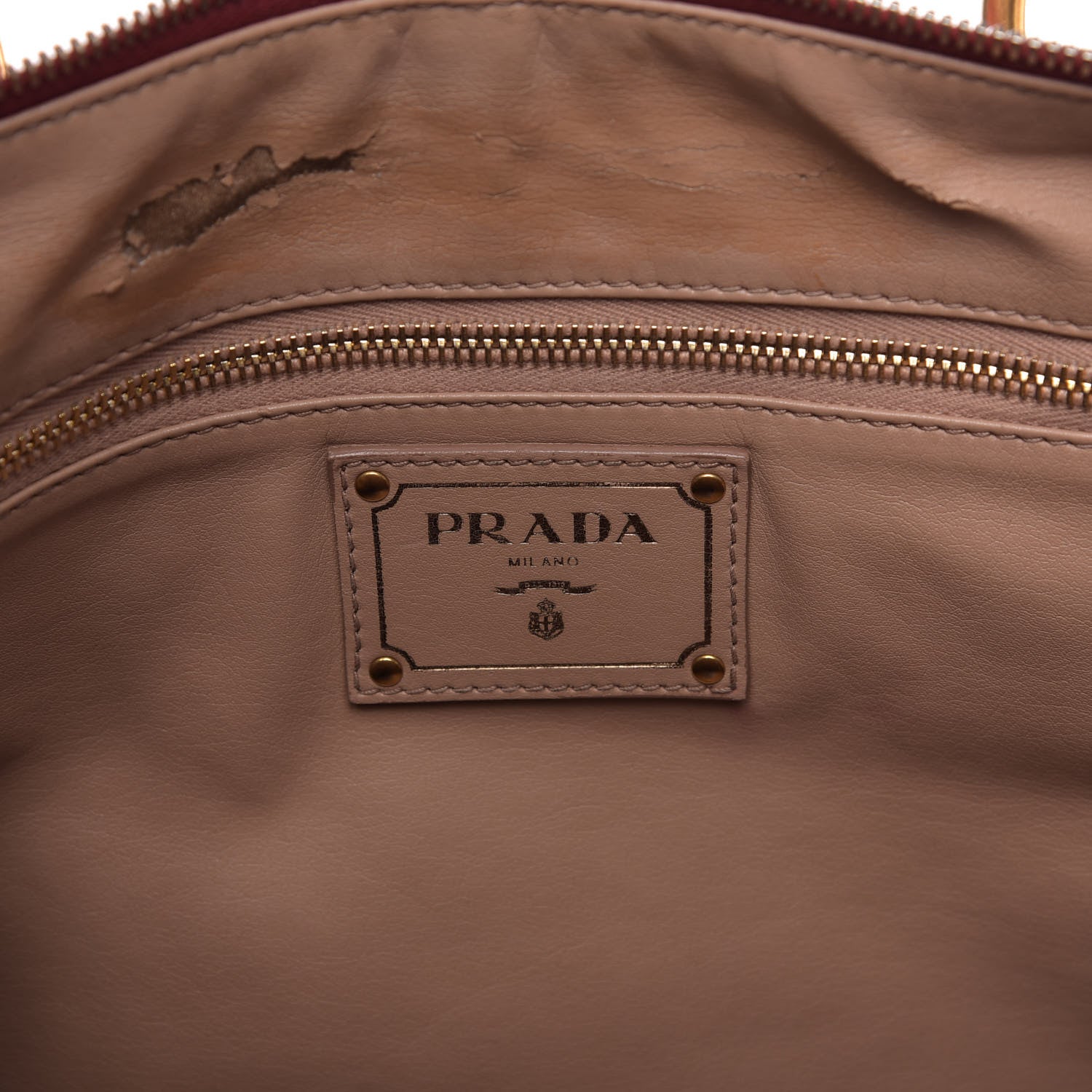 Prada Vitello Shine Bauletto Rosso 9 of 10