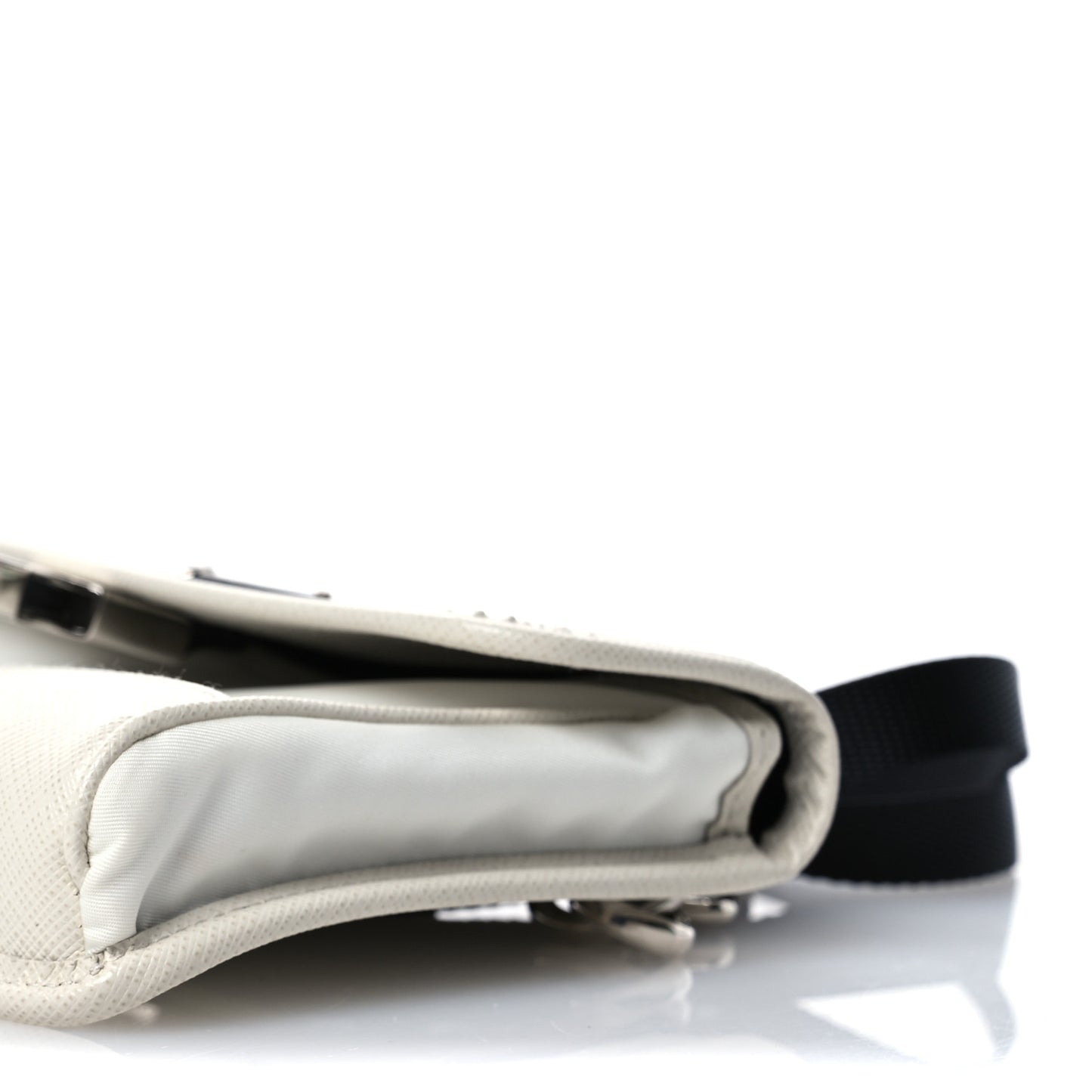 Re-Nylon Saffiano Smartphone Case Crossbody Talco