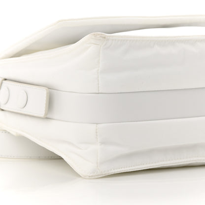 Prada Re-Nylon Vitello Padded Small Flap Shoulder Bag White 10 of 16