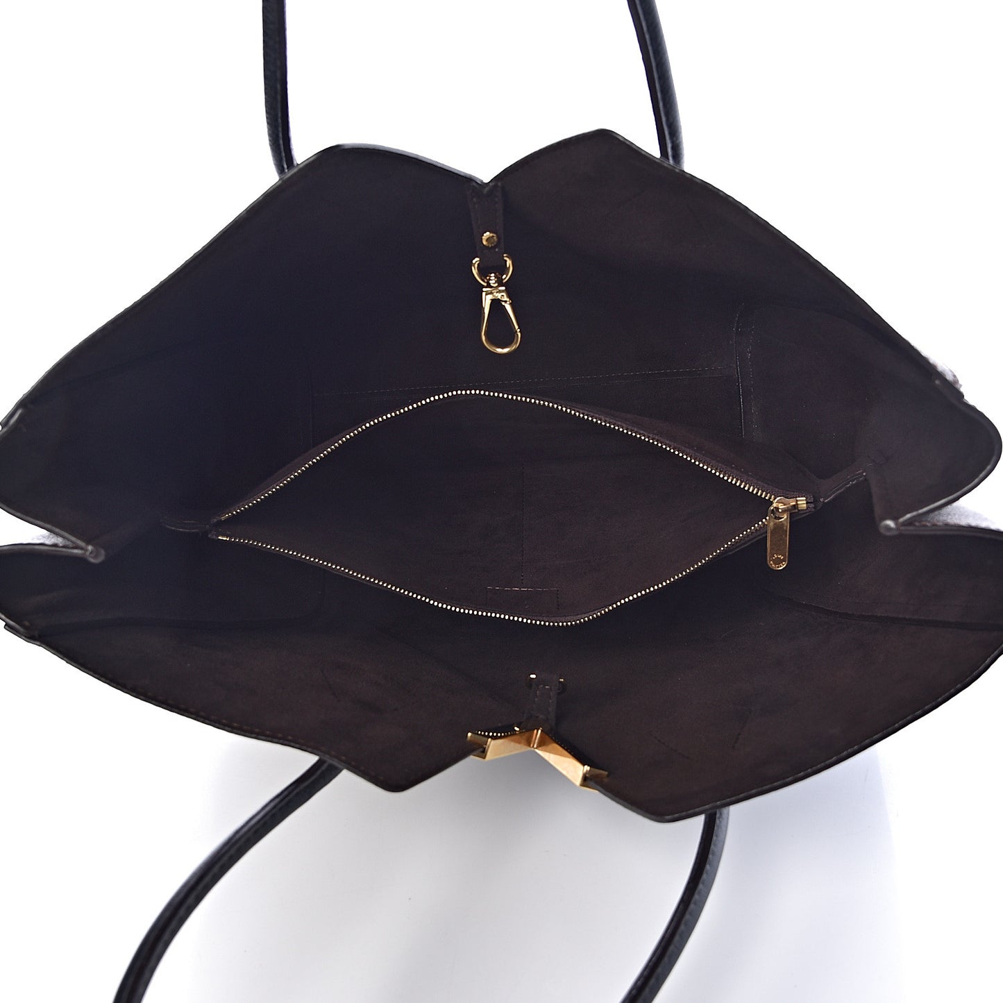 Calfskin Monogram Kimono Tote Black