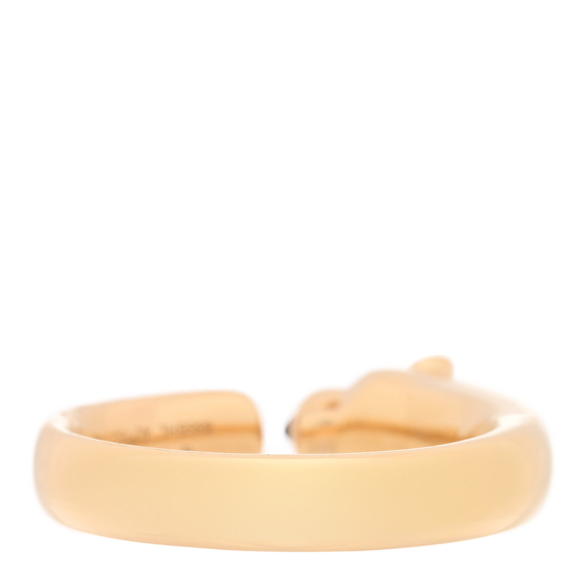 Cartier 18K Yellow Gold Tsavorite Onyx Panthere De Cartier Ring 54 7 4 of 6