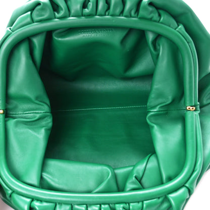 Bottega Veneta Smooth Butter Calf The Pouch Oversized Clutch Racing Green 5 of 11