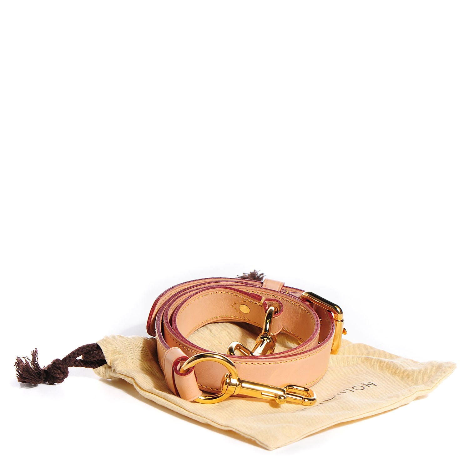 Louis Vuitton Vachetta Adjustable Shoulder Strap VVN 3 of 5