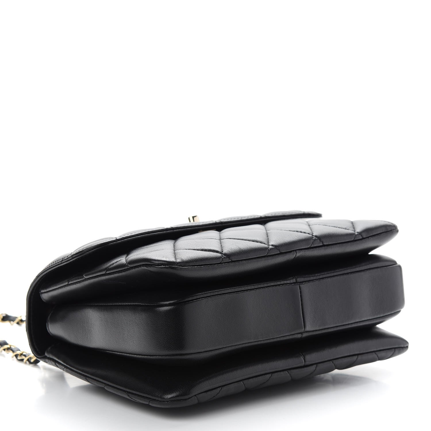 Chanel Lambskin Quilted Small Trendy CC Dual Handle Flap Bag Black 3 of 8