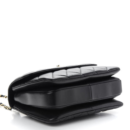 Chanel Lambskin Quilted Small Trendy CC Dual Handle Flap Bag Black 3 of 8