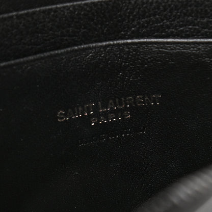 Saint Laurent Grain De Poudre Matelasse Monogram Mini Lou Camera Bag Black 6 of 11