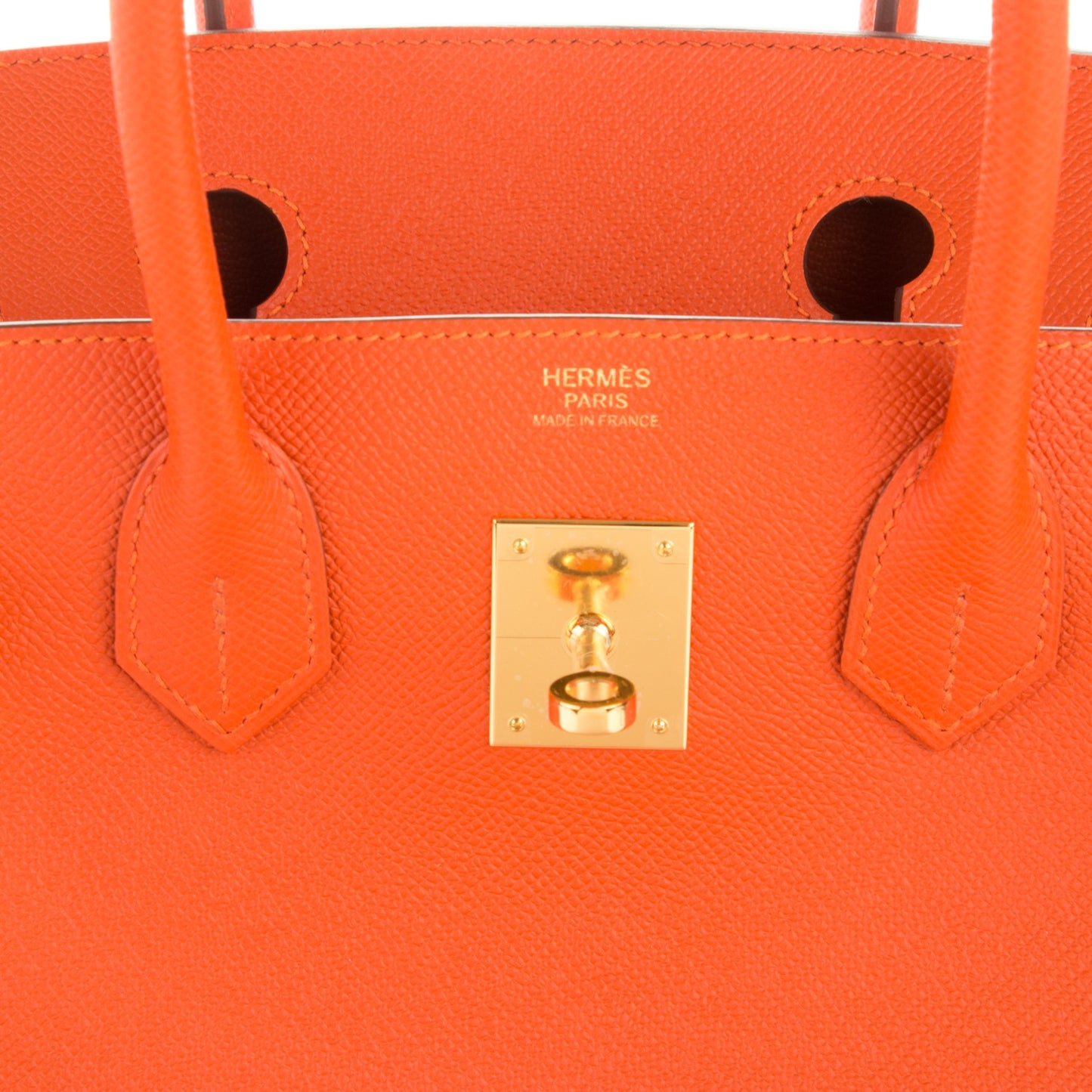 Epsom Birkin 30 Orange