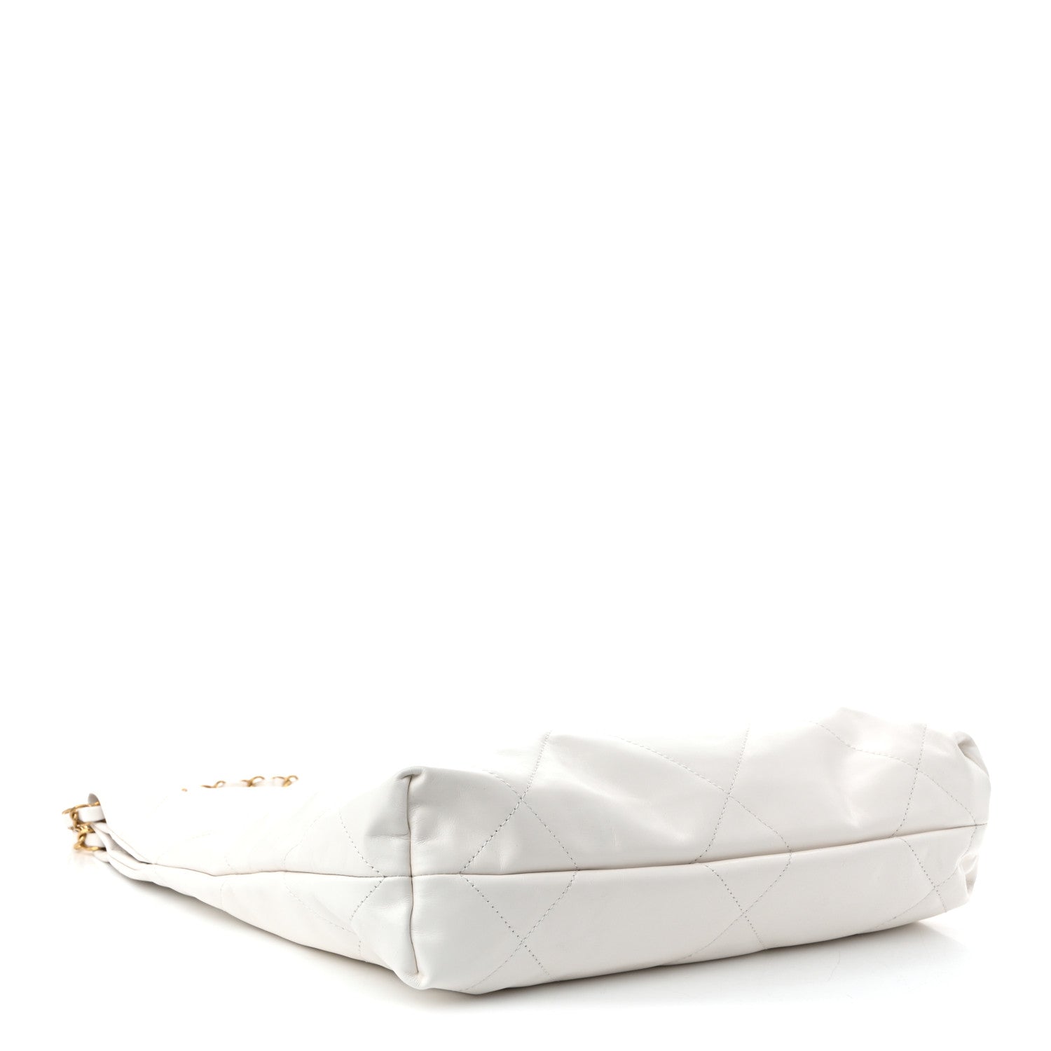 Chanel Shiny Calfskin Quilted Small Chanel  White 5 of 11