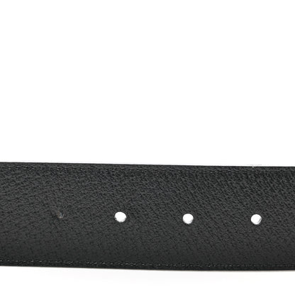Gucci Textured Calfskin Double G 40mm Belt 115 46 Black 5 of 6